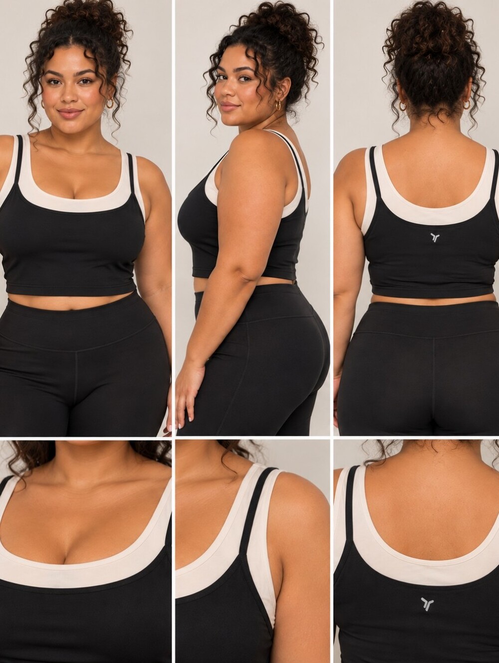 Old Navy Active 2-in-1 Layered Crop Tank – Size XXL